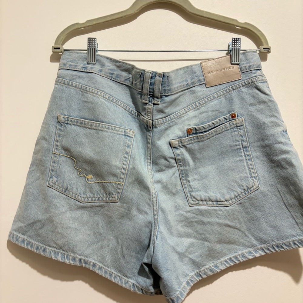 FREE PEOPLE WE THE FREE TIPPI DENIM SHORTS - Picture 8 of 11
